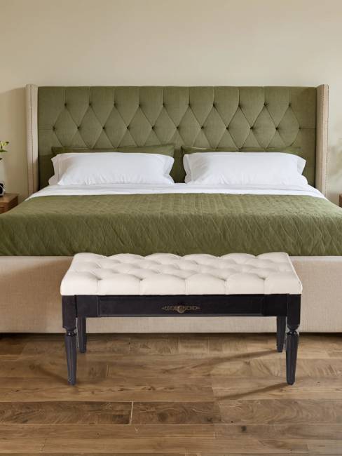 Банкетка Оливия экокожа молочный/венге Банкетка Оливия экокожа молочный/венге