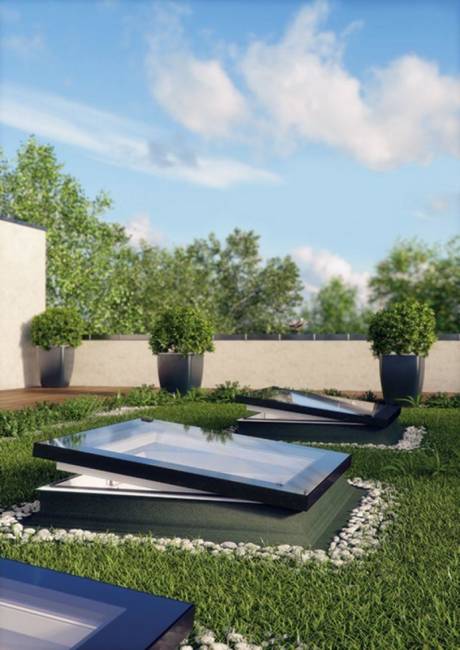 Окно для плоских крыш без купола FAKRO DMF-D U6 (ручное управление), двухкамерный морозостойкий, ПВХ Окно для плоских крыш без купола FAKRO DMF-D U6 (ручное управление), двухкамерный морозостойкий, ПВХ