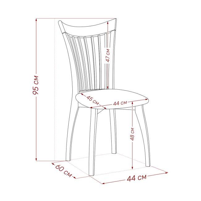 Стул Leset Орегон Орех шоколадный Yara diamond Орех шоколадный Стул Leset Орегон Орех шоколадный Yara diamond Орех шоколадный