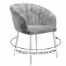 Стул DikLine 442 поворотный, M13 светло-серый, ножки белые