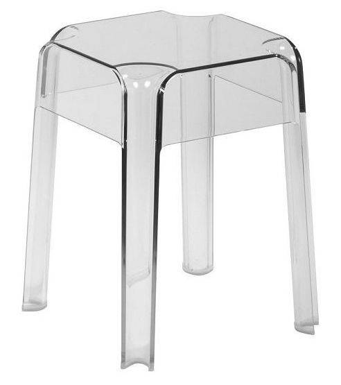Табурет прозрачный Rubik прозрачный 370х370х450 мм Табурет прозрачный Rubik прозрачный 370х370х450 мм