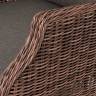 "Неаполь" плетеный стул из искусственного ротанга, цвет коричневый