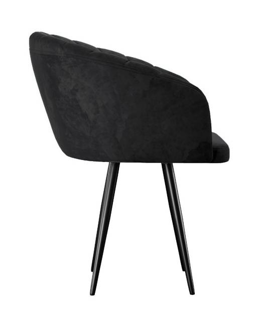 Стул DikLine 442 поворотный, M18 черный, ножки черные