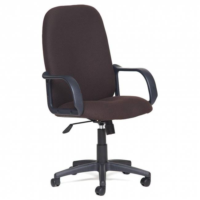 Кресло офисное TetChair «Бюро» (Buro brown ЗТ-08) (Коричневая ткань)