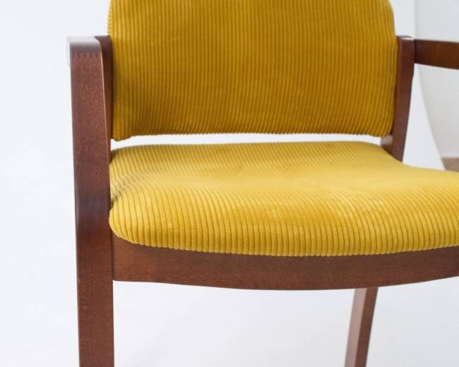 Стул-кресло Джуно 2.0 орех/жёлтый