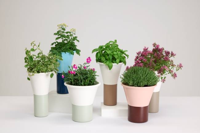 Ваза для цветов Mimosa лен, карамельный Ø245х250 мм Ваза для цветов Mimosa лен, карамельный Ø245х250 мм