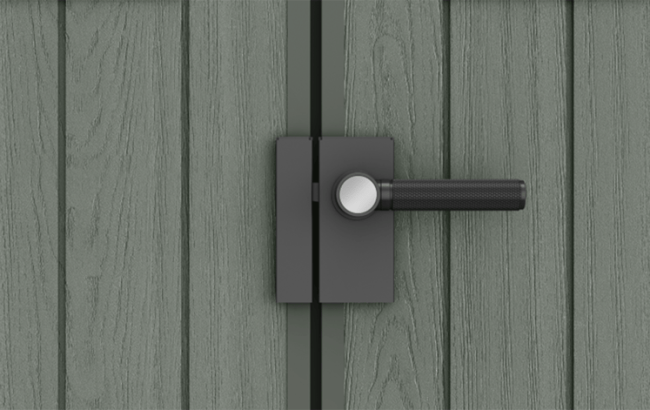 Сарай "Дарвин 4х6" (размеры 118 х 184 см), зеленый