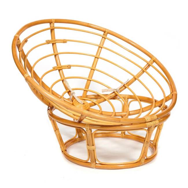 Кресло PAPASAN/ПАПАСАН 23/01 W /с подушкой/ 115х101х104 см, Honey (мед), экошерсть Коричневый, 1811-5 Кресло PAPASAN/ПАПАСАН 23/01 W /с подушкой/ 115х101х104 см, Honey (мед), экошерсть Коричневый, 1811-5
